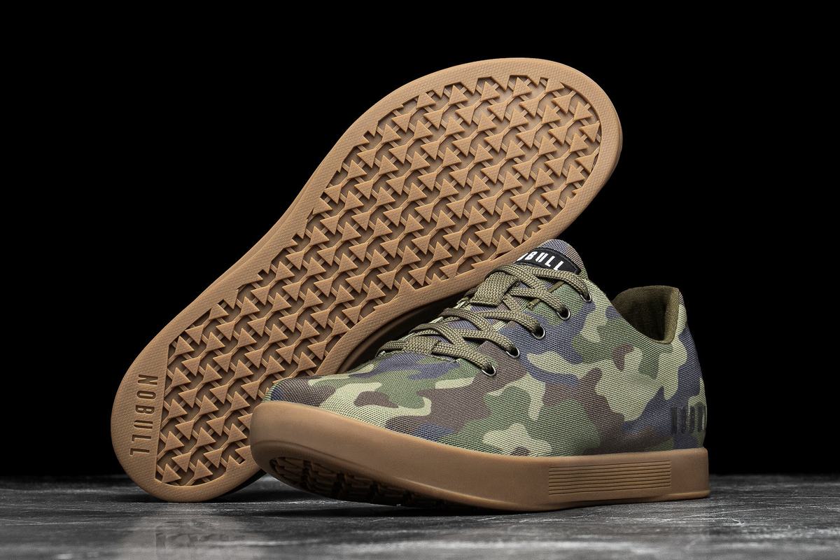 Nobull Canvas Men's Trainers Camo | Australia (GZ7561)